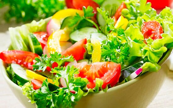 dārzeņu salāti prostatīta ārstēšanai